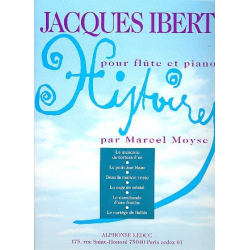 Histoires : pour flûte et piano -Jacques Ibert