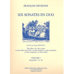 6 sonates en duo vol.1 : pour - Francois Devienne