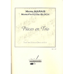 Pièces en trio : pour flutes, - Marin Marais