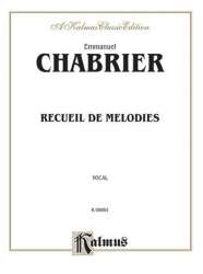 Chabrier Recveil De Melodies  Vo - Alexis Emmanuel Chabrier