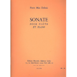 Sonte : pour flûte et piano - Pierre Max Dubois