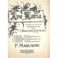 Ave Maria : pour soprano ou tenor - Pietro Mascagni