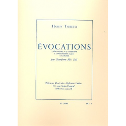 Evocations für Saxophon Solo - Henri Tomasi