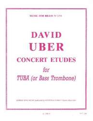 Concert etudes : - David Uber