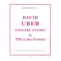 Concert etudes : - David Uber