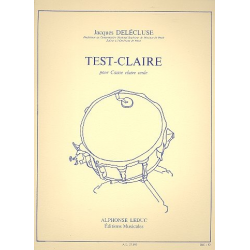 Test-Claire : pour caisse claire - Jacques Delecluse