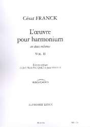 L'oeuvre pour harmonium volume 2 - César Franck