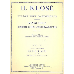 25 exercices journaliers : -Hyacinte Eleonore Klosé