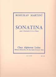 Sonatina : pour clarinette et piano - Bohuslav Martinu
