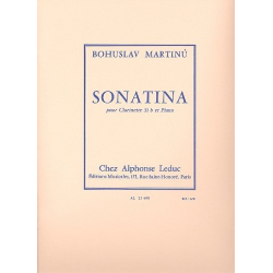 Sonatina : pour clarinette et piano -Bohuslav Martinu