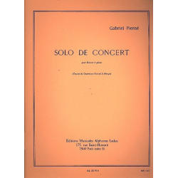 Solo de Concert op.35 : - Gabriel Pierne
