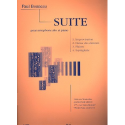 Suite : pour saxophone alto et - Paul Bonneau