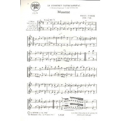 Musette : pour 2 flutes traversieres (2 violons, -Marin Marais