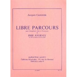 Libre parcours : pour saxophone - Jacques Castérède