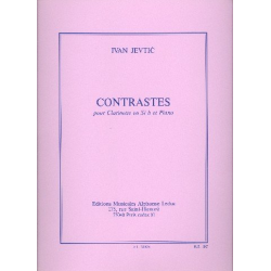 CONTRASTES : POUR CLARINETTE SIb ET - Ivan Jevtic