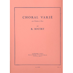 Choral Varié : pour trombone et piano - Roger Boutry