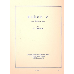 Pièce 5 : pour hautbois et piano - César Franck