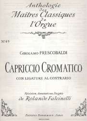 Capriccio Cromaticho no.49 : für Orgel - Girolamo Frescobaldi