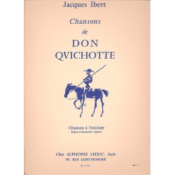 Chanson a Dulcinee : pour chant - Jacques Ibert