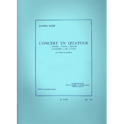Concerto en Quatuor : pour 4 saxophones - Jeanine Rueff