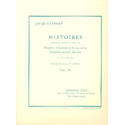 Histoires vol.3 : pour quatuor d'anches - Jacques Ibert