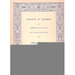 Andante et Scherzo op.44 : pour -Henri Büsser