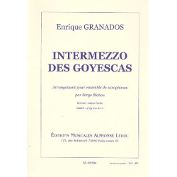 Intermezzo des Goyescas : pour ensemble - Enrique Granados