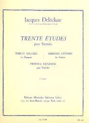 30 Études vol.3 : pour timbales (dt/en/fr/sp) - Jacques Delecluse