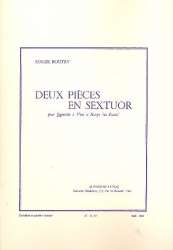 2 Pièces en sextuor : pour harpe (piano), - Roger Boutry
