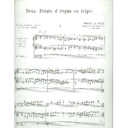 2 points d'orgue en triple : - Perotin