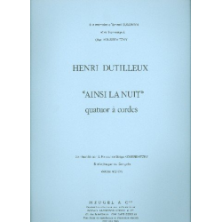 Ainsi la nuit : pour 2 violons, - Henri Dutilleux