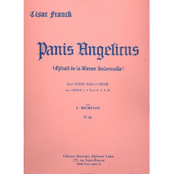 Panis Angelicus : pour ténor, choeur mixte - César Franck