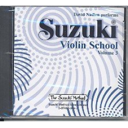 Suzuki Violin School vol.3 : CD - Shinichi Suzuki