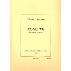 Sonate : pour saxophone alto et - Edison Denissow