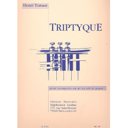 Triptyque : für Trompete (C/B) - Henri Tomasi