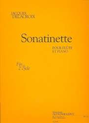 Sonatinette pour flûte et piano - Jacques Delacroix
