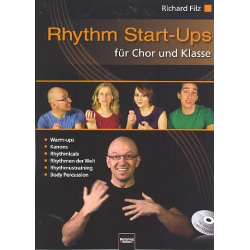 Rhythm Start-Ups für Chor und Klasse (+DVD) -Richard Filz