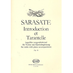 Introduktion und Tarantelle op.43 : - Pablo de Sarasate