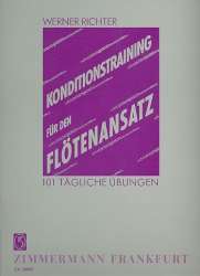Konditionstraining für den Flötenansatz - Werner Richter / Arr. Henner Eppel