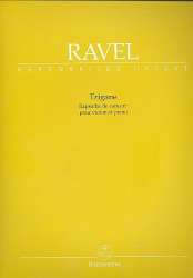 Tzigane für Violine und Orchester : für - Maurice Ravel