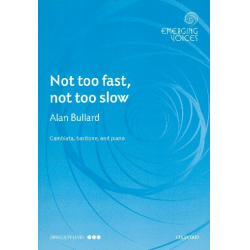 Not too fast not too slow : - Alan Bullard