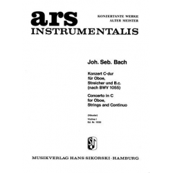 Konzert C-Dur nach BWV1055 : - Johann Sebastian Bach