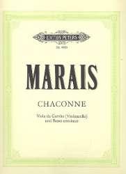 Chaconne D-Dur : für - Marin Marais