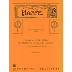 Nocturne en duo B-Dur : für Harfe - Robert Nicolas-Charles Bochsa