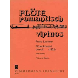 Konzert d-moll für Flöte und Orchester : - Franz Lachner / Arr. Werner Richter