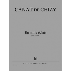 CANAT de CHIZY Edith : En mille éclats - Edith Canat de Chizy