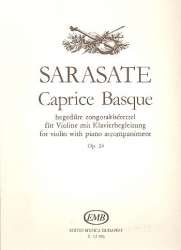 Caprice basque op.24 : - Pablo de Sarasate