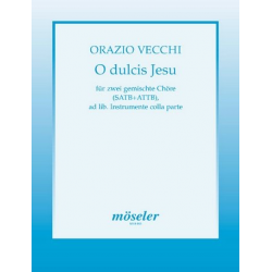 O dulcis Jesu : für Doppelchor - Orazio Vecchi