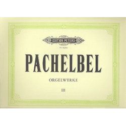 Orgelwerke Band 3 - Johann Pachelbel