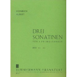 Sonatine Nr.1 : für 3 Primgitarren - Heinrich Albert